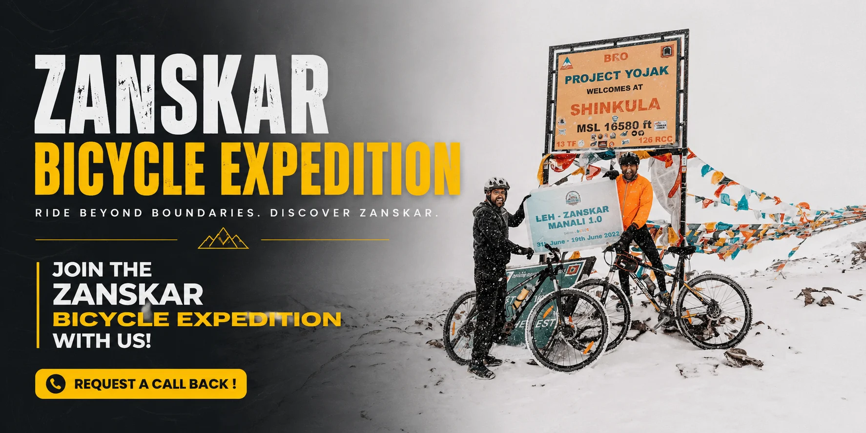 Zanskar cycling expedition