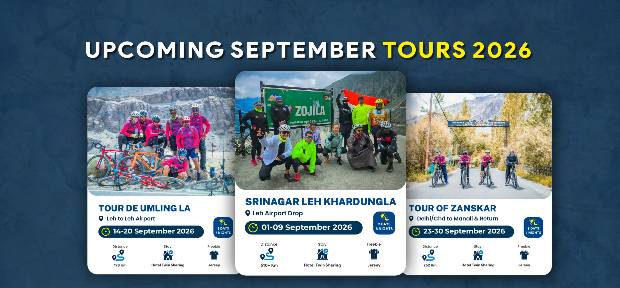 Upcoming Cycling Expeditions 2026